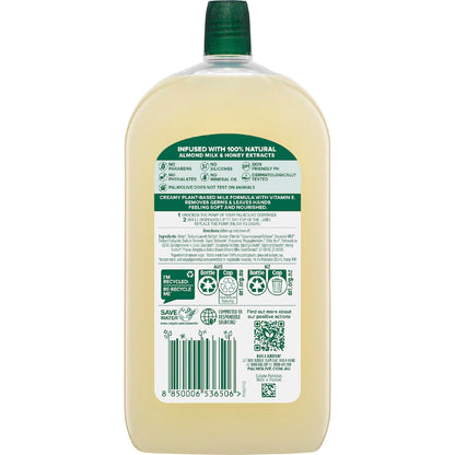 Palmolive Naturals Hand Wash Refill Milk & Honey 1l