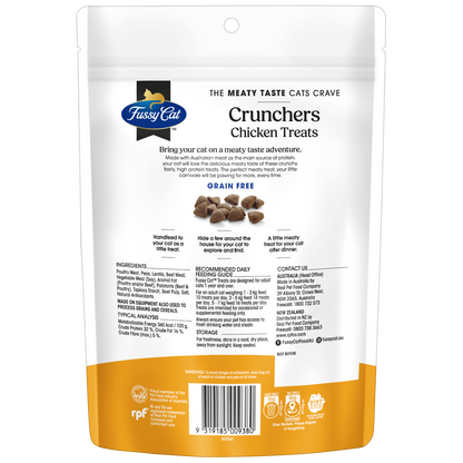 Fussy Cat Chicken Crunchers Cat Treats - 400g