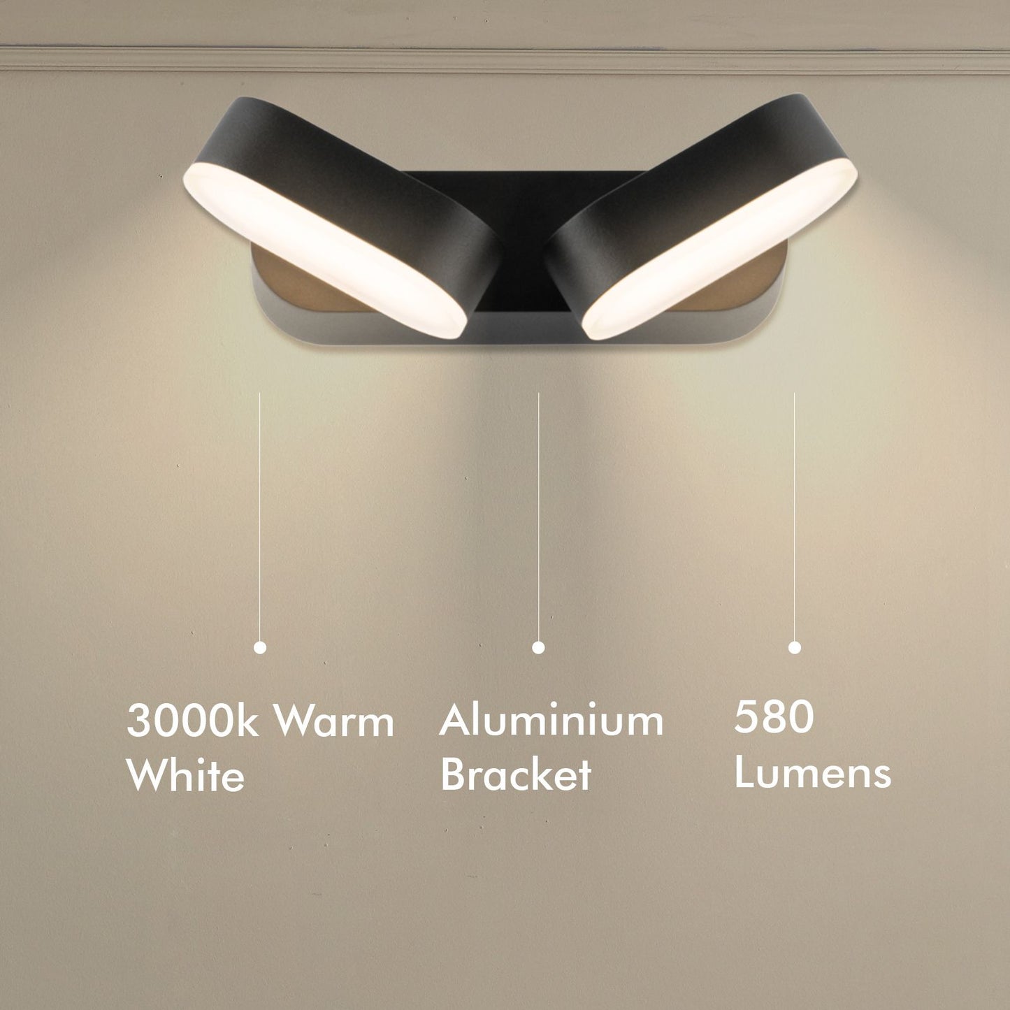 Verve Design Colton Wall Light - 230mm