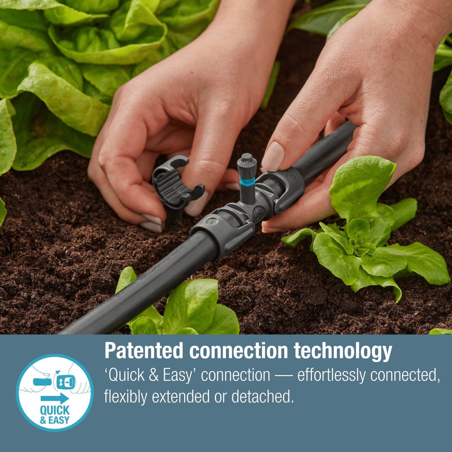 Gardena Micro Irrigation T Joint for Spray Nozzles - 13mm - 5 Pack