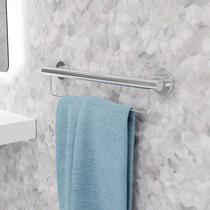 Evekare 600mm Stainless Steel Towel Rail - Grab Rail - 110kg Support