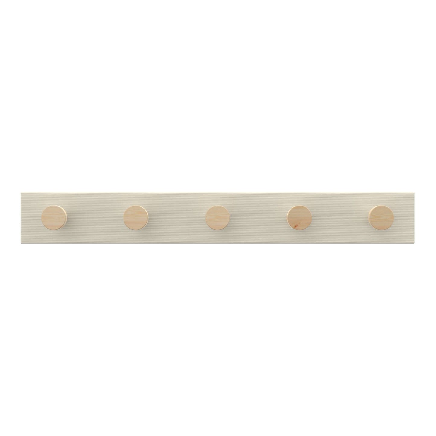Mode Timber Hook Rack - 5 Hooks - 600mm - Beige