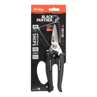 Sterling Black Panther Industrial Snips - 185mm