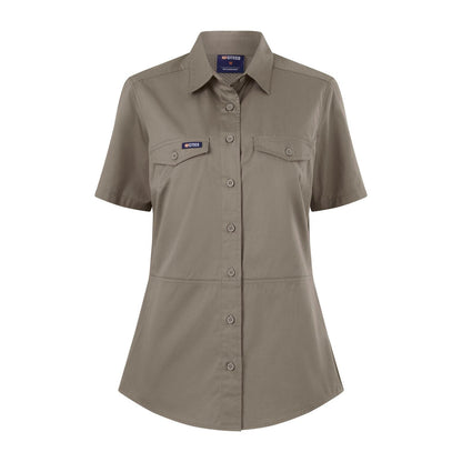 Citeco Women's Short Sleeve Shirt - Size 8 - Khaki