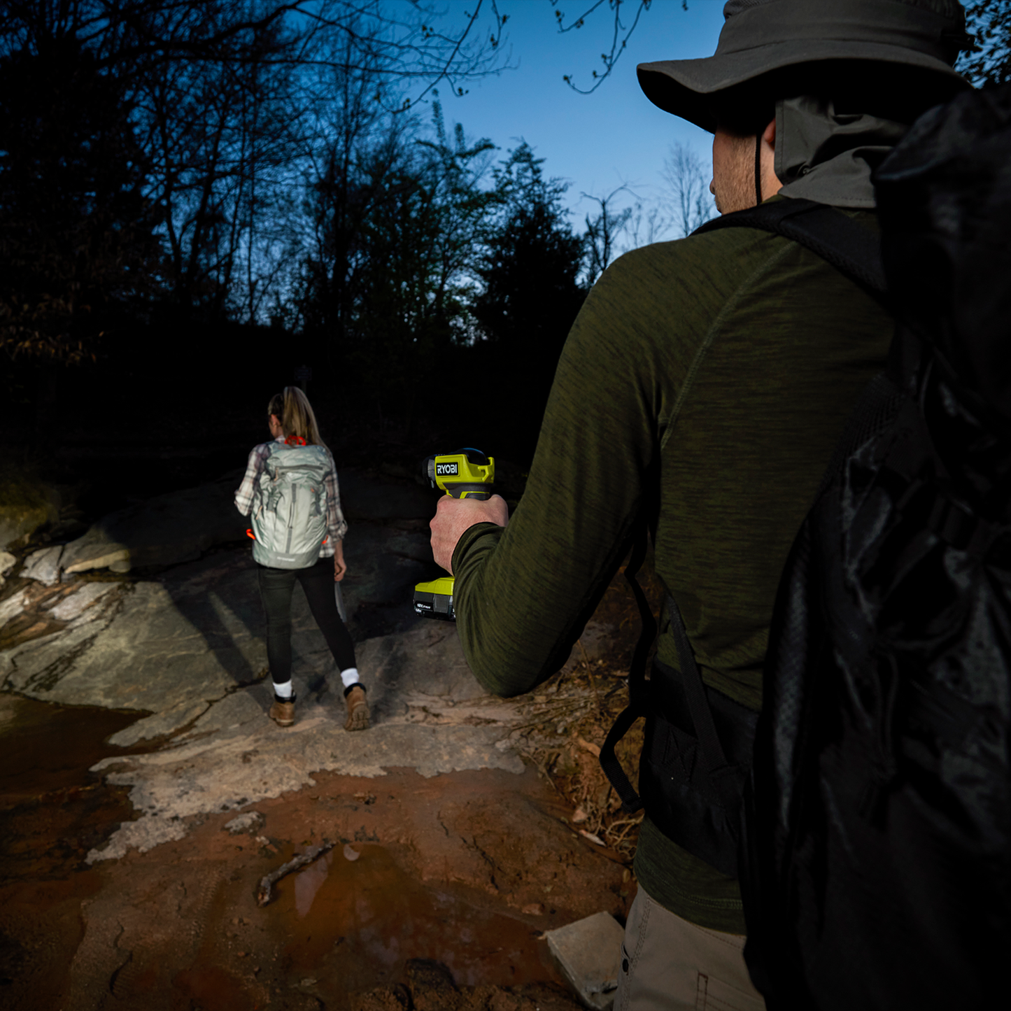Ryobi LED Flashlight - 18V ONE+ - 250 Lumens