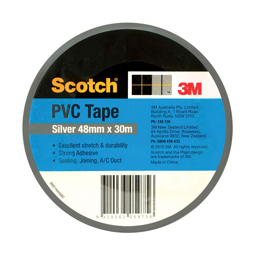 Scotch 944 Pvc Duct Tape Silver - 1 pack