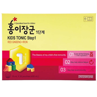 Jung Kwan Jang Kids Tonic Step 1 - 30 x 15ml Pouch