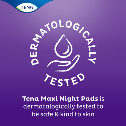 Tena Incontinence Pads Maxi Night Extra Long Length 14 Pack
