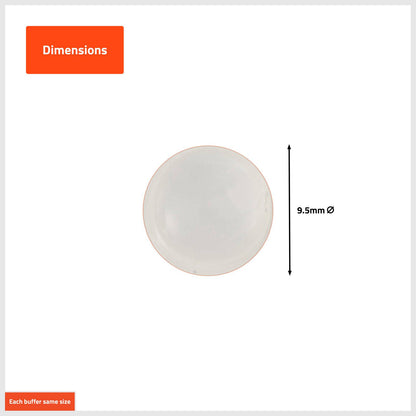Taskmaster Door Buffer - 9.5 x 3.8mm - 250 Pack