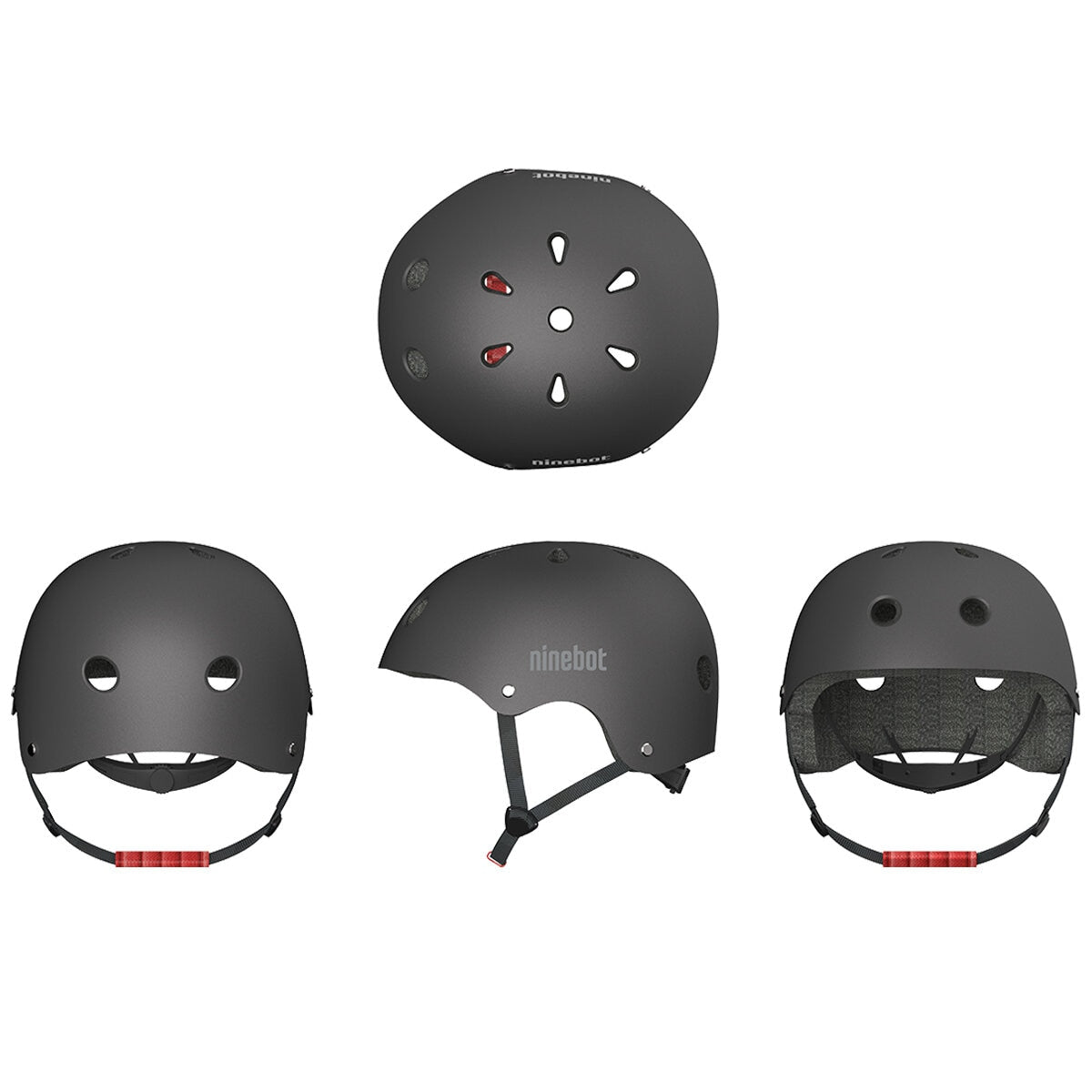 Segway Ninebot Extra Large Helmet Black Adjustable Spin-Dial for Electric Scooters and E-Bikes