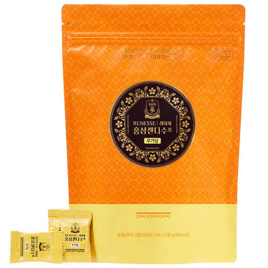 Jung Kwan Jang Sugar Free Korean Red Ginseng Candy 240g