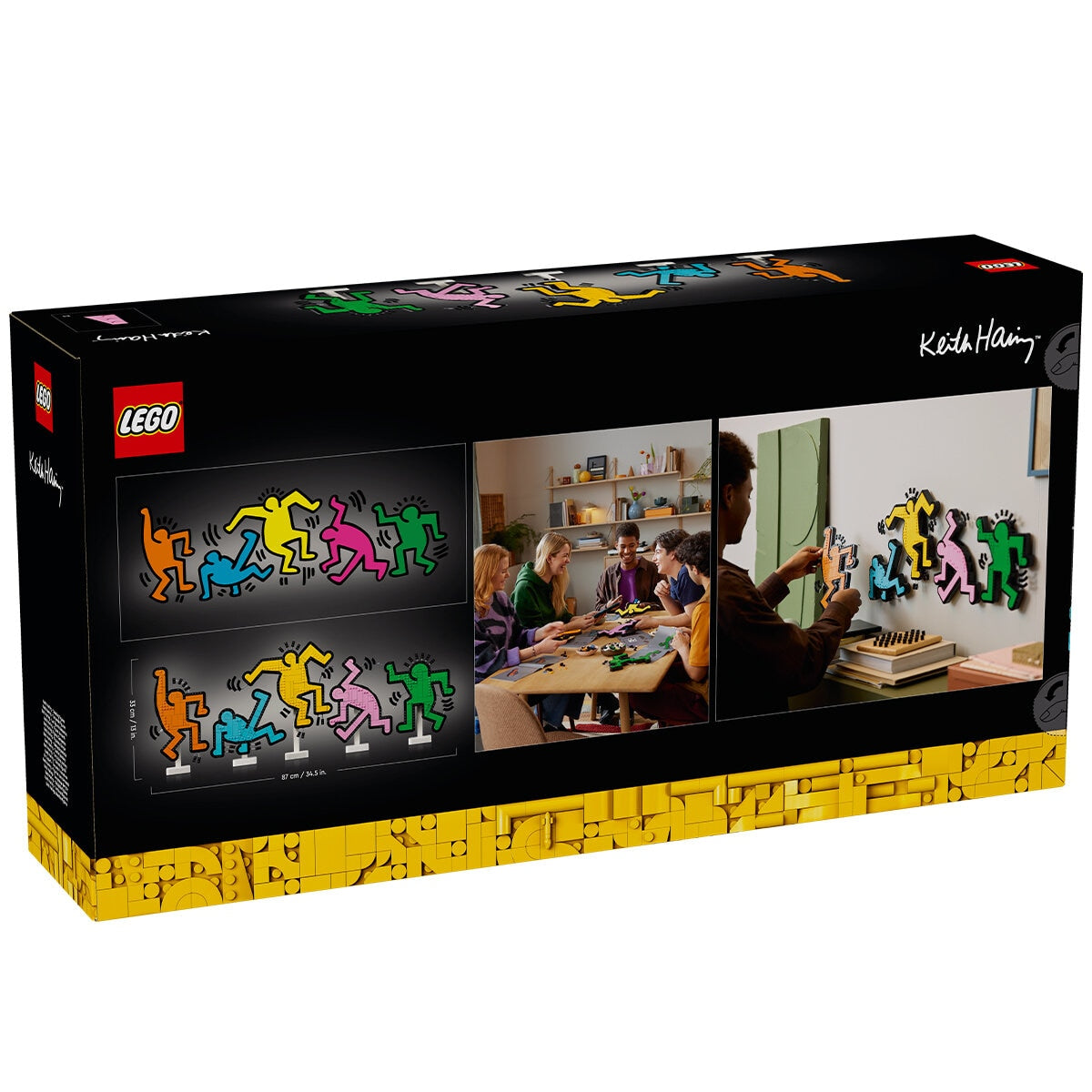 Lego Art Keith Haring Dancing Figures Frameless 1773-Piece 31216