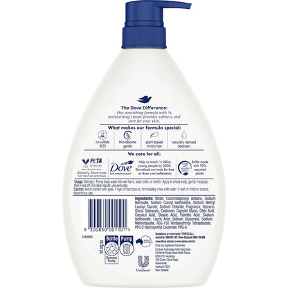 Dove Body Wash Triple Hydrate 1l