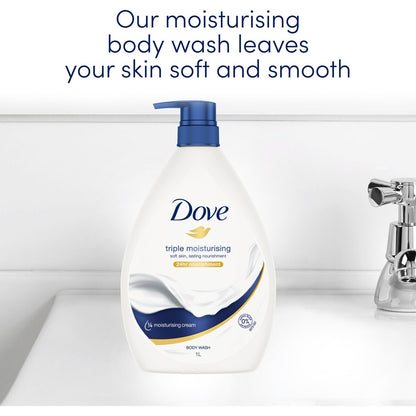 Dove Body Wash Triple Moisturising 1 L