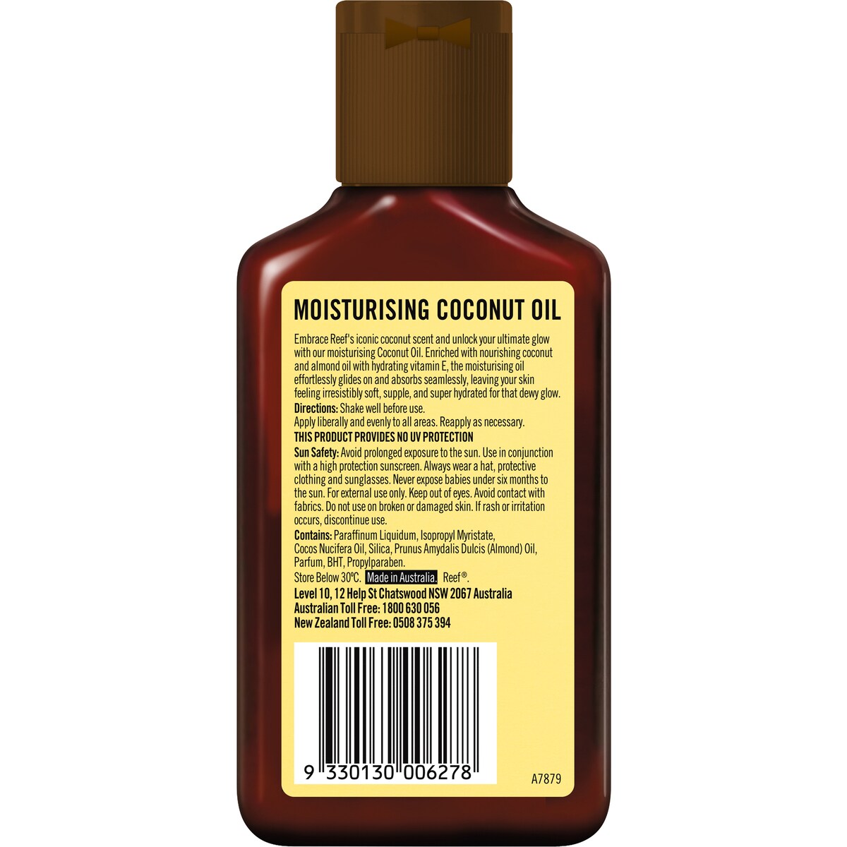 Reef Sun Tan Oil Coconut Oil 125ml