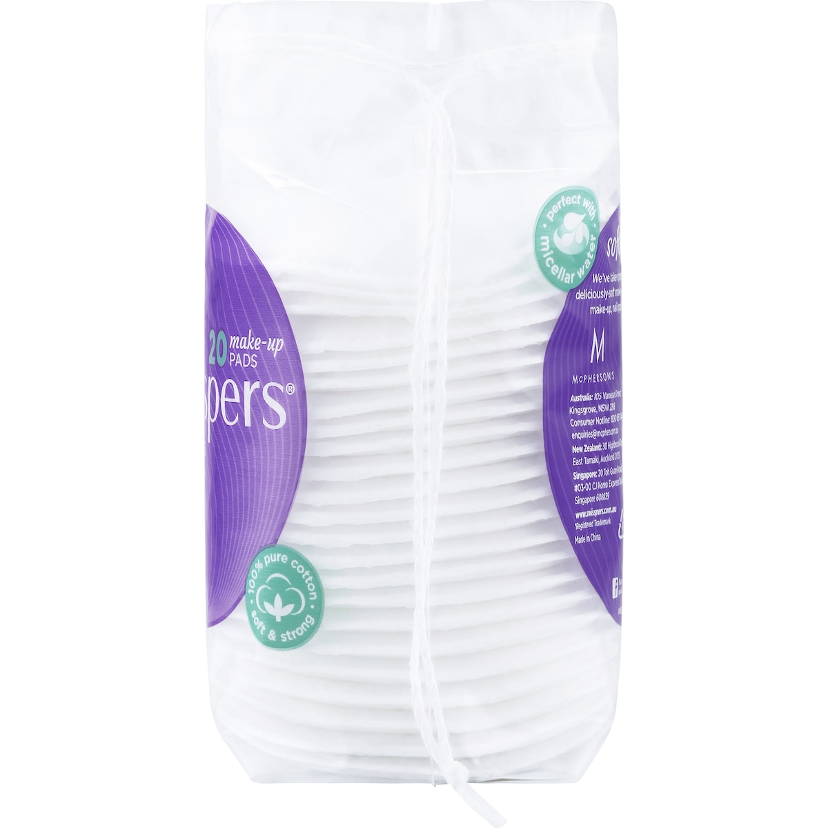 Swisspers Cotton Pads Makeup 20 Pack