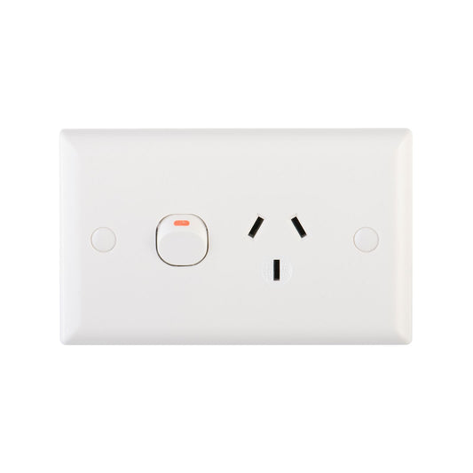 Deta 15Amp Solid Plate Single Power Point