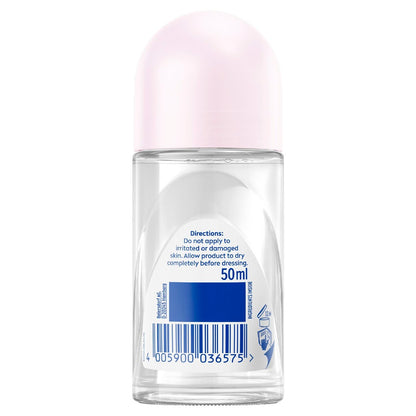 Nivea Black & White Clear Roll On Antiperspirant Deodorant 50ml