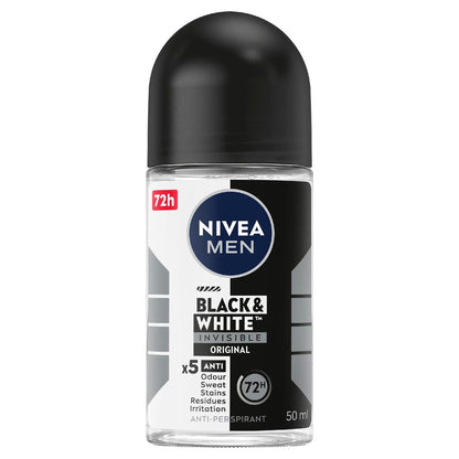 Nivea Men Black & White Original Roll On Deodorant 50ml