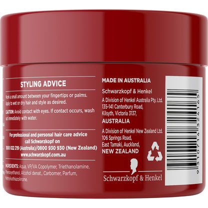 Schwarzkopf Taft Styling Hair Gel Extra Strong Hold 250g