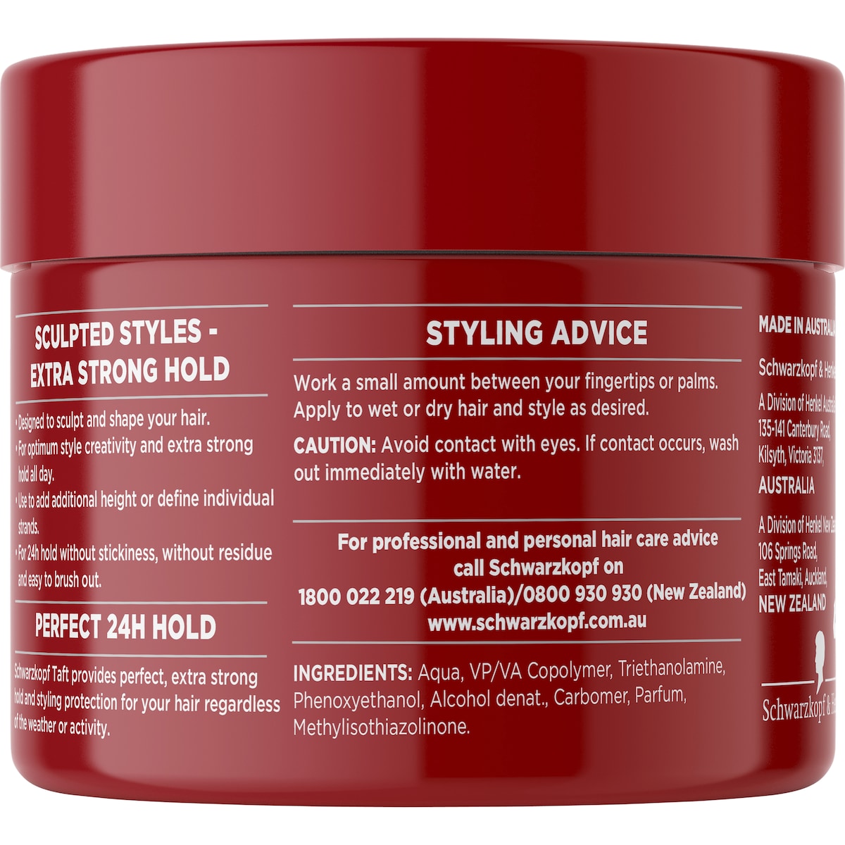 Schwarzkopf Taft Styling Hair Gel Extra Strong Hold 250g