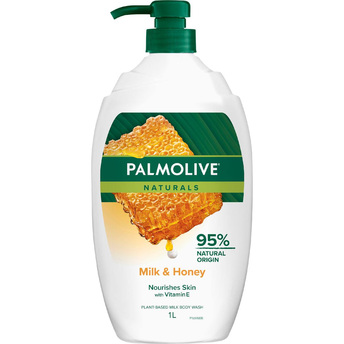 Palmolive Body Wash Shower Gel Naturals Milk & Honey 1l