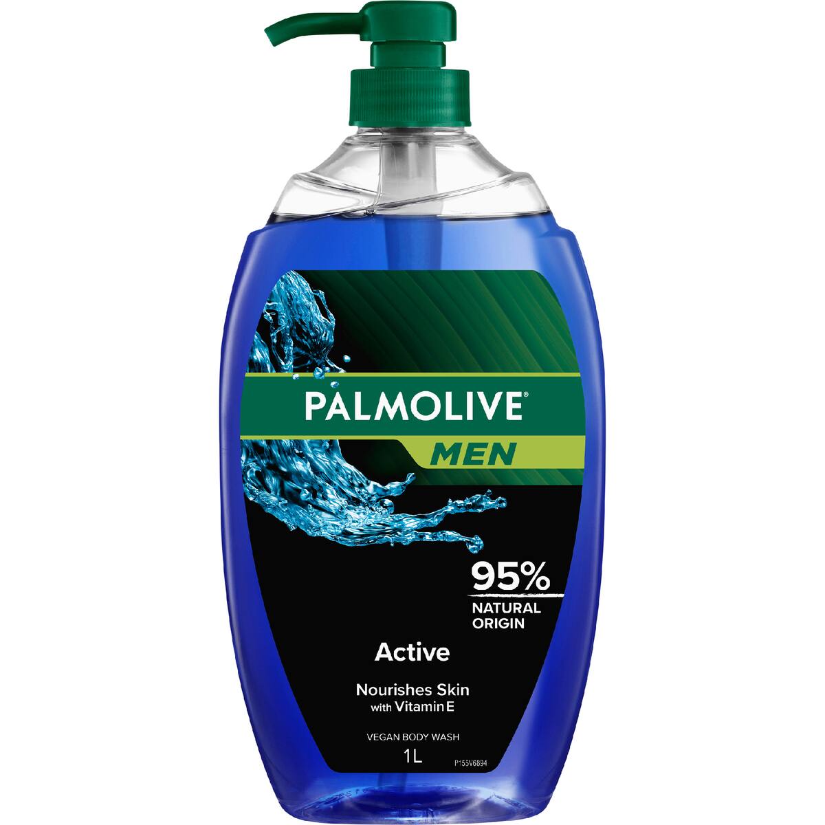 Palmolive Men's Body Wash Shower Gel Active 1l