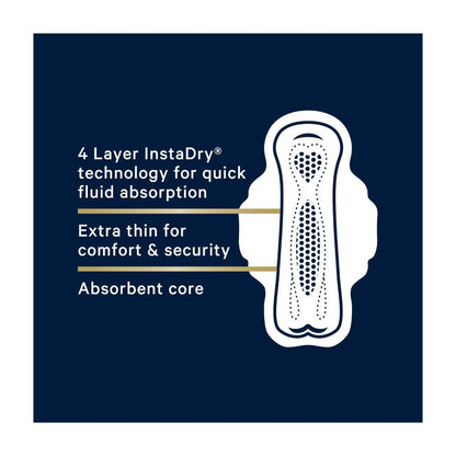 Libra Invisible Pads Regular Wing - 12 pack