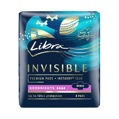 Libra Invisible Pads Goodnight - 8 pack