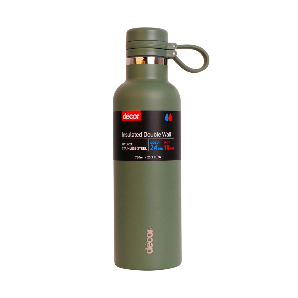 Decor Insulated Double Wall Hydro Bottle 750ml - 1 Each