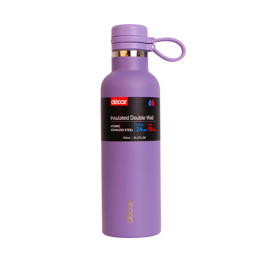 Decor Insulated Double Wall Hydro Bottle 750ml - 1 Each