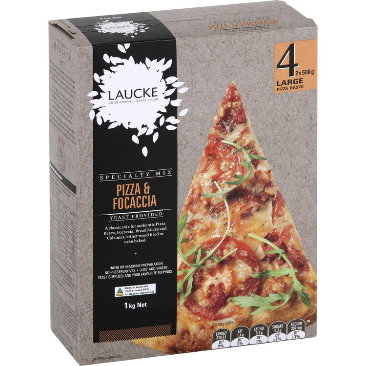 Laucke Pizza & Focaccia Dough Mix 1kg