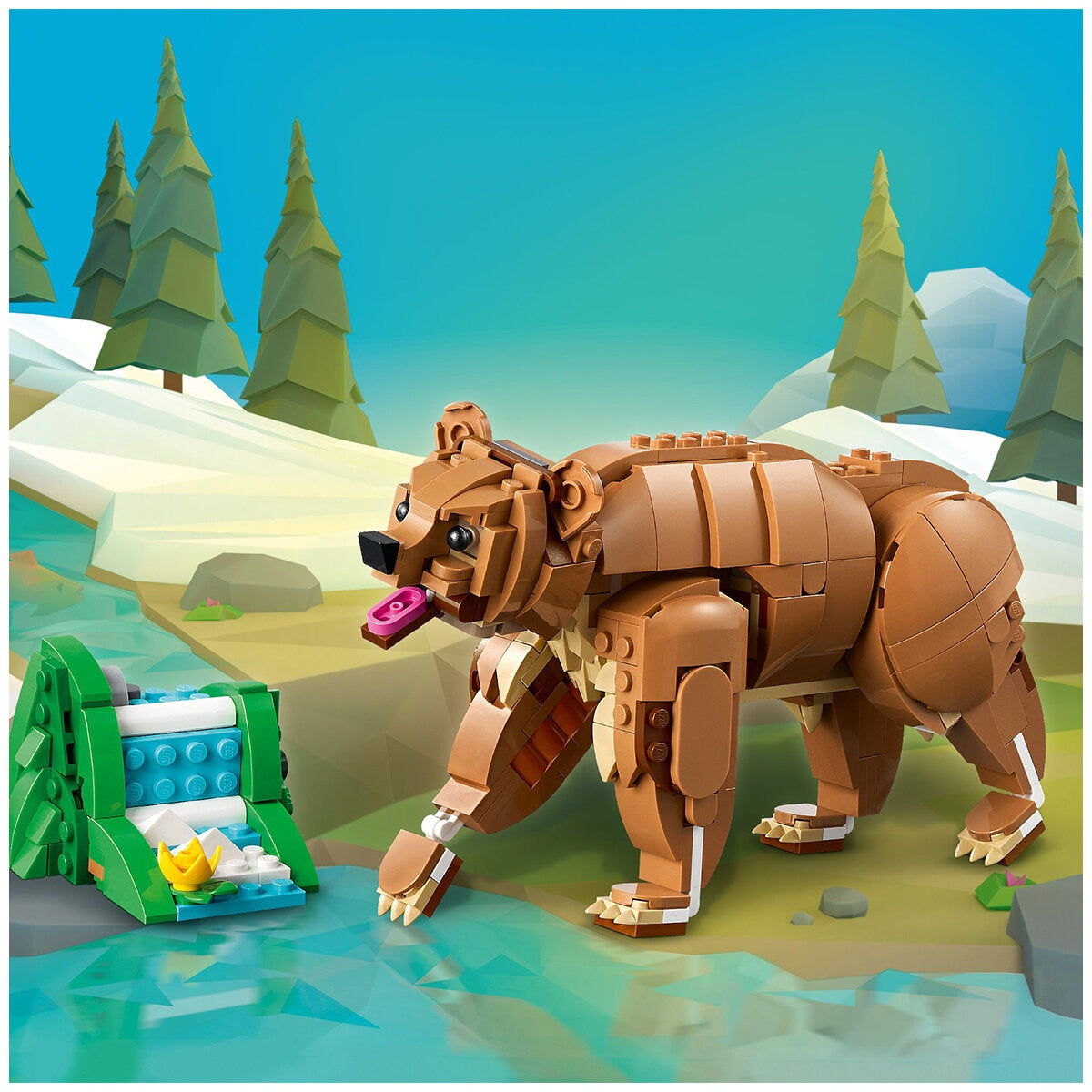 Lego Creator 3-in-1 Beautiful Horse 685-Piece Animal Toy 31166