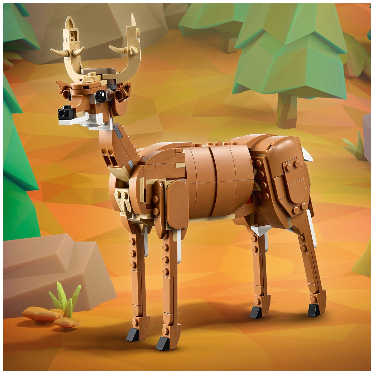 Lego Creator 3-in-1 Beautiful Horse 685-Piece Animal Toy 31166