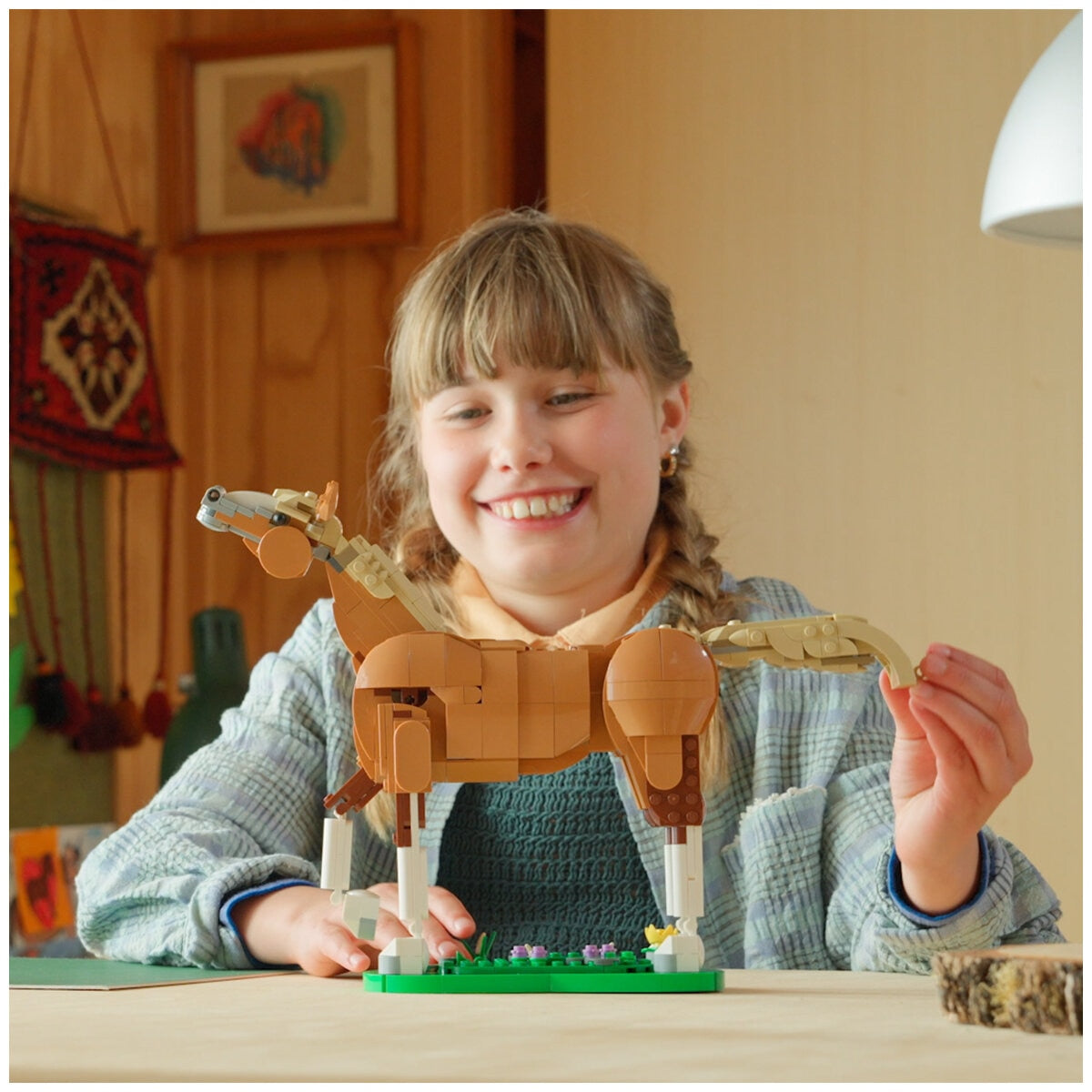 Lego Creator 3-in-1 Beautiful Horse 685-Piece Animal Toy 31166