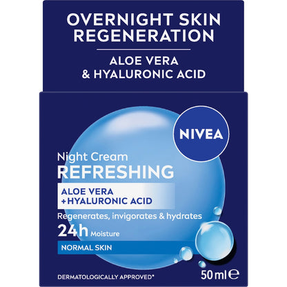 Nivea Refreshing Night Cream Face Moisturiser 50ml