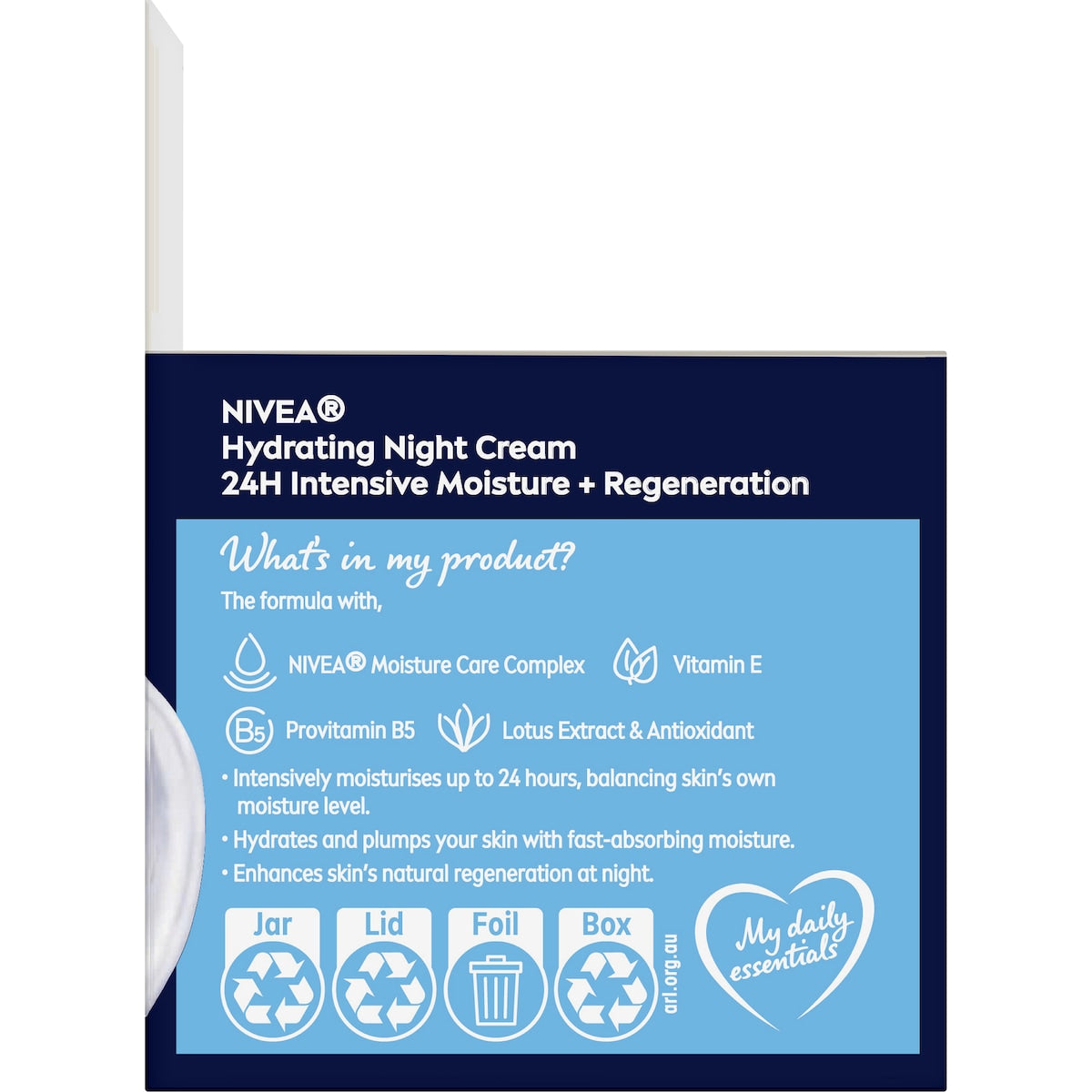 Nivea Refreshing Night Cream Face Moisturiser 50ml
