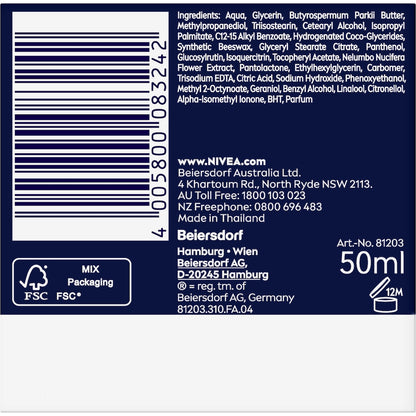 Nivea Refreshing Night Cream Face Moisturiser 50ml