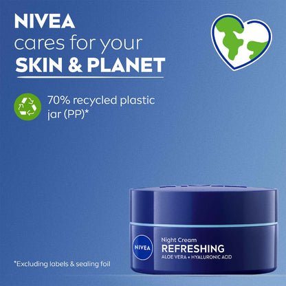 Nivea Refreshing Night Cream Face Moisturiser 50ml