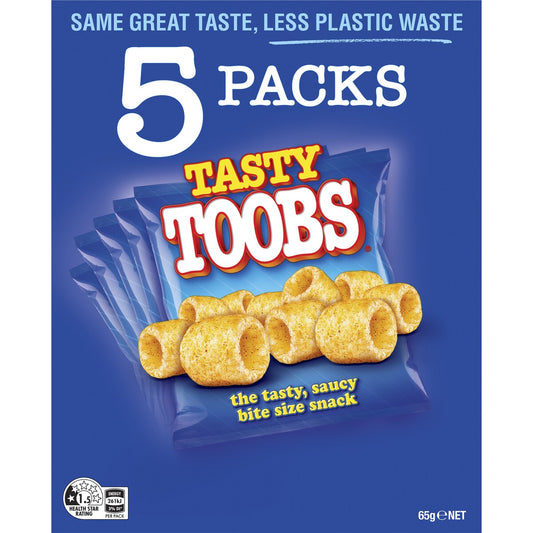 Tasty Toobs Multipack 5 Pack