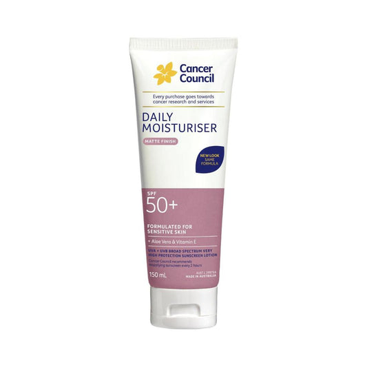 Cancer Council Facial Moisturiser Matte Invisable SPF 50+ - 150mL