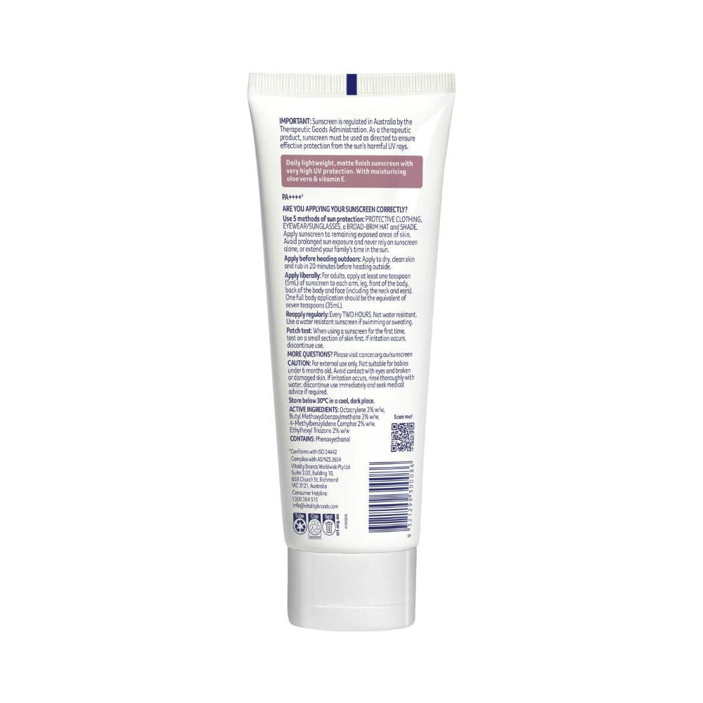 Cancer Council Facial Moisturiser Matte Invisable SPF 50+ - 150mL