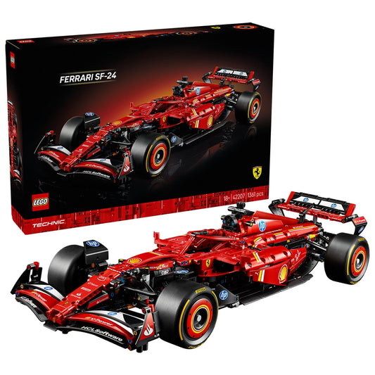 LEGO Technic Ferrari SF-24 F1 Car 42207 1:8 Scale Detailed Adult