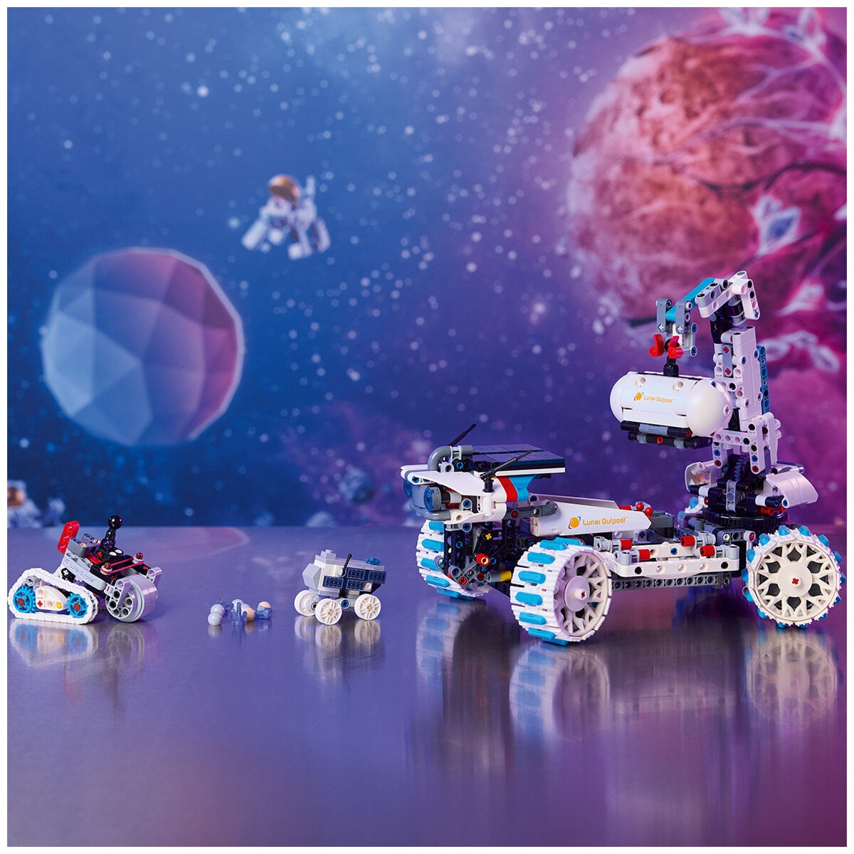LEGO Technic Lunar Outpost Moon Rover Space Vehicle 42211 STEM