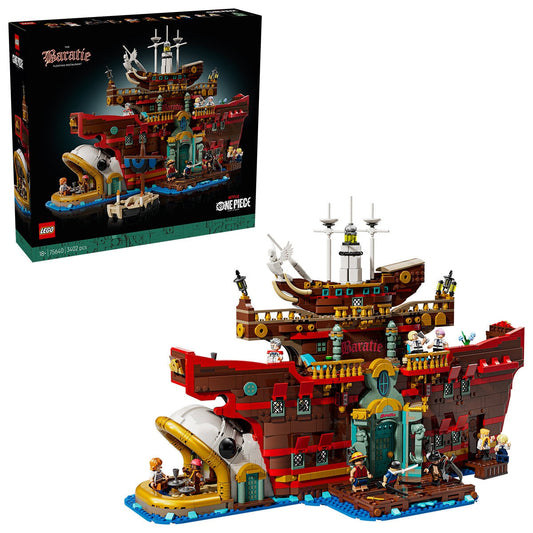 LEGO One Piece Detailed Baratie Floating Restaurant 75640 Building Set 18+