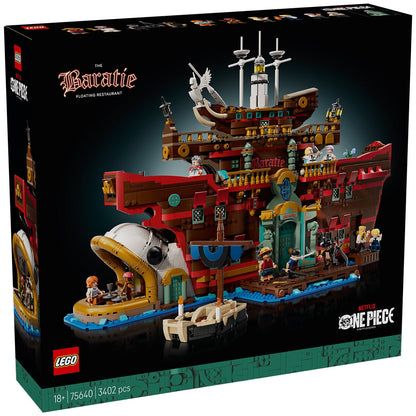 LEGO One Piece Detailed Baratie Floating Restaurant 75640 Building Set 18+