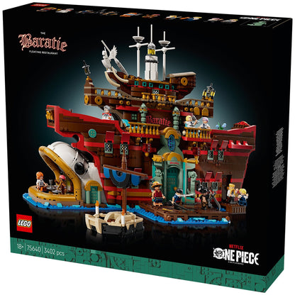 LEGO One Piece Detailed Baratie Floating Restaurant 75640 Building Set 18+