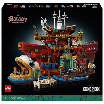 LEGO One Piece Detailed Baratie Floating Restaurant 75640 Building Set 18+
