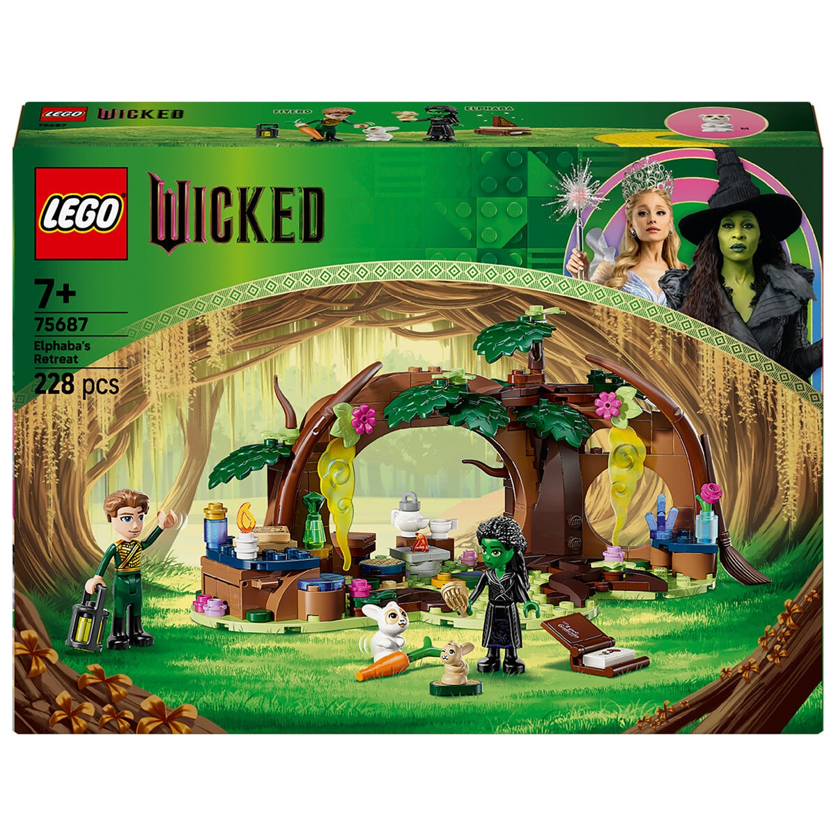 LEGO Wicked Elphaba’s Retreat 75687 Enchanting Forest Hideout 228 Pieces