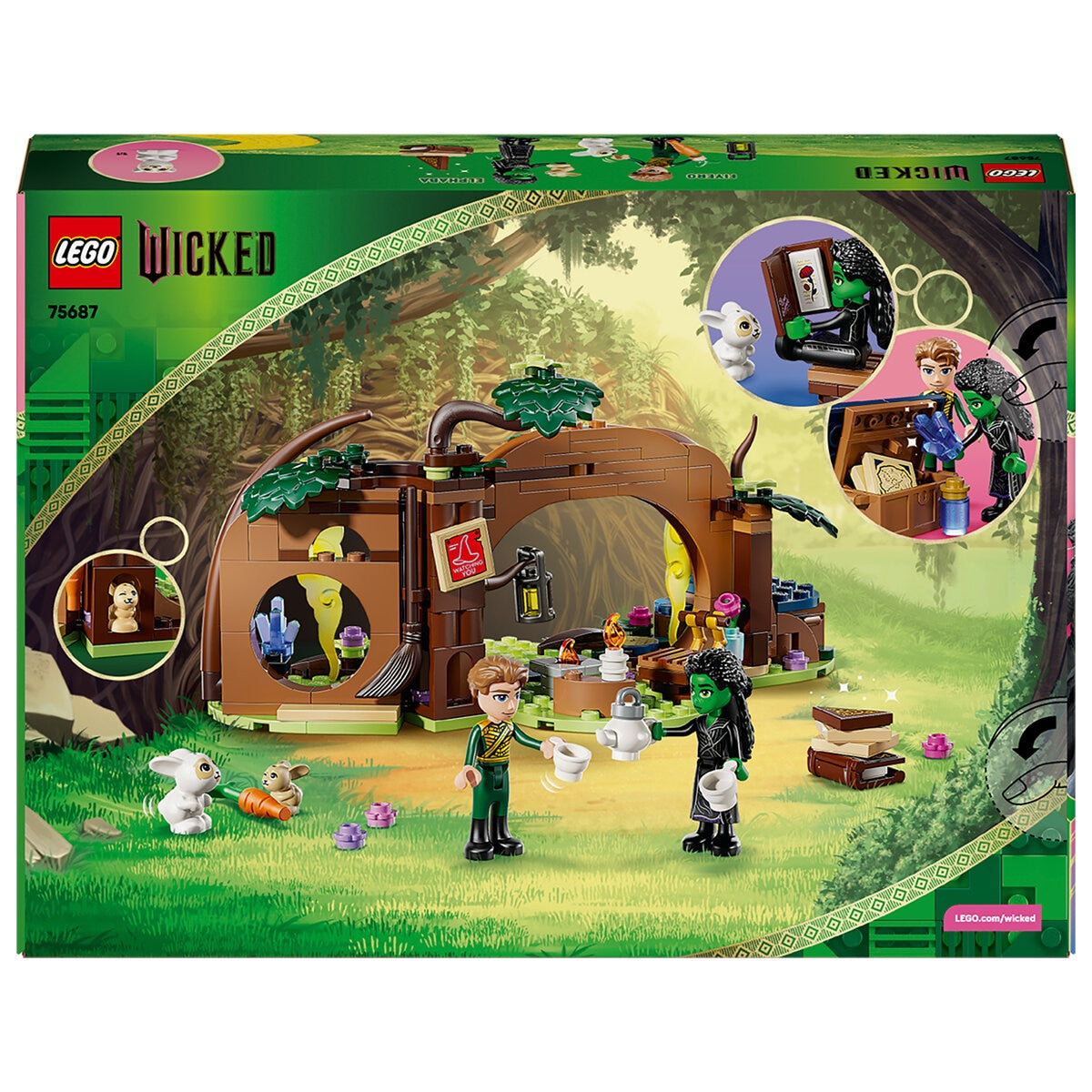 LEGO Wicked Elphaba’s Retreat 75687 Enchanting Forest Hideout 228 Pieces